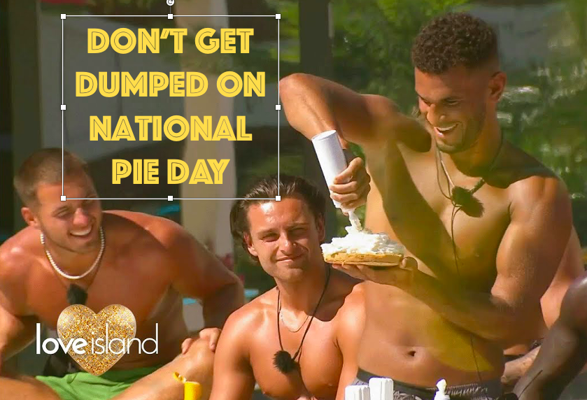 One Minute Brief of the Day: Create posters to advertise #NationalPieDay