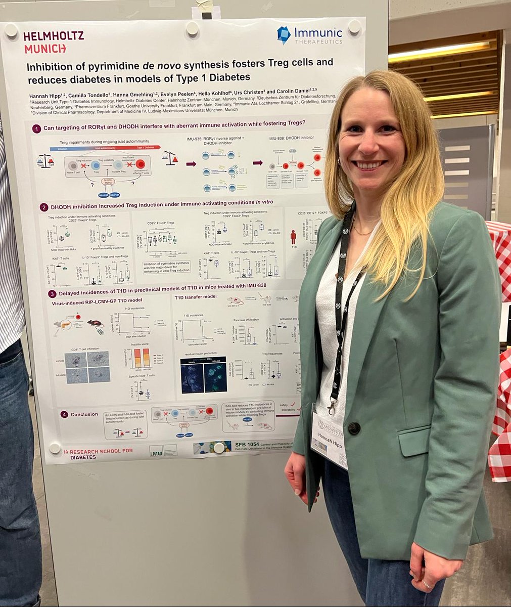 DanielLabMunich's tweet photo. Exciting times at the Harald von Boehmer Midwinter Conference #MWC2024. Our group rocked the poster session yesterday!🗻
#TDI #immunology #type1diabetes #Tregs #musclefunction #metabolism https://t.co/tjGT80cjQO