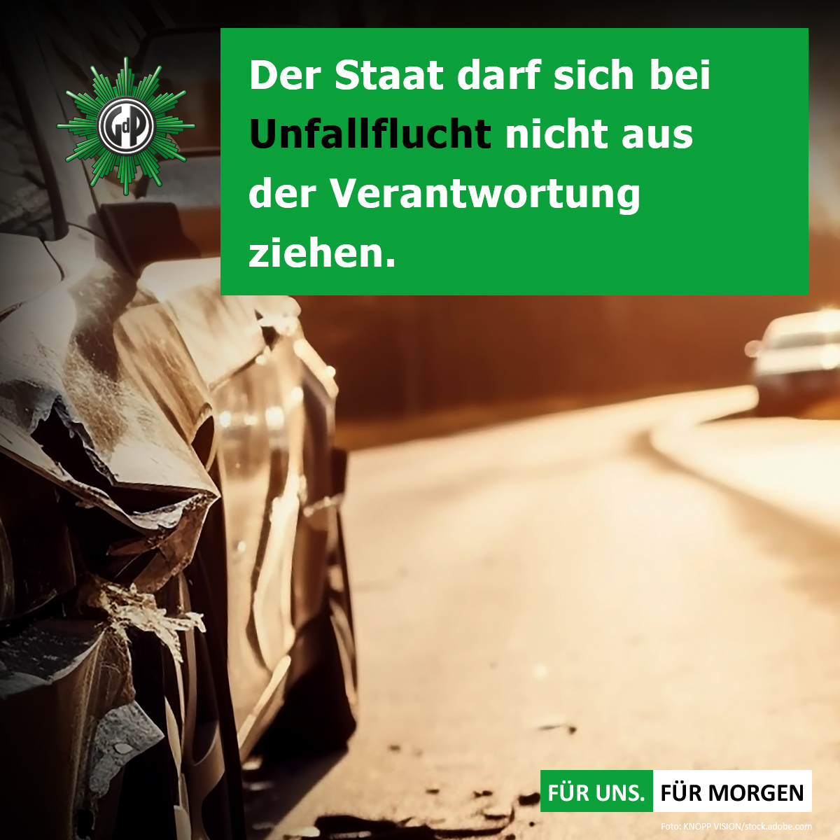 Die #GdP sieht die geplante Abstufung einer #Unfallflucht zu einer Ordnungswidrigkeit kritisch. GdP-Vize Mertens: „Selbst Parkrempler können zu teuren Reparaturkosten führen. Der Staat darf sich hier nicht aus der Verantwortung ziehen.“ <a href="/MarcoBuschmann/">Marco Buschmann</a> <a href="/DVR_info/">Deutscher Verkehrssicherheitsrat (DVR) e. V.</a>