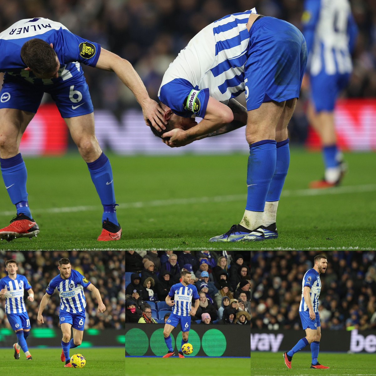 JamesMilner's tweet image. Dunky summing up a frustrating night but another clean sheet to build on and nice to move up to second on the @premierleague appearance list.
#BHAFC
#hopefullymoregamesinthetank