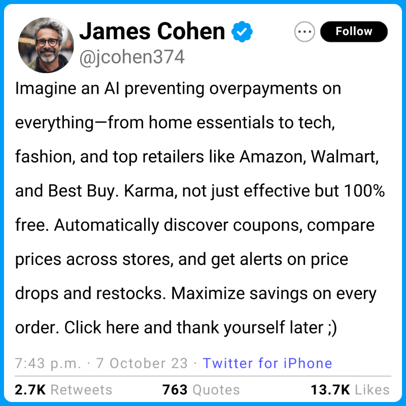 karma_shopping's tweet photo. Karma: Prime Your Wallet for Unbeatable Amazon Deals!