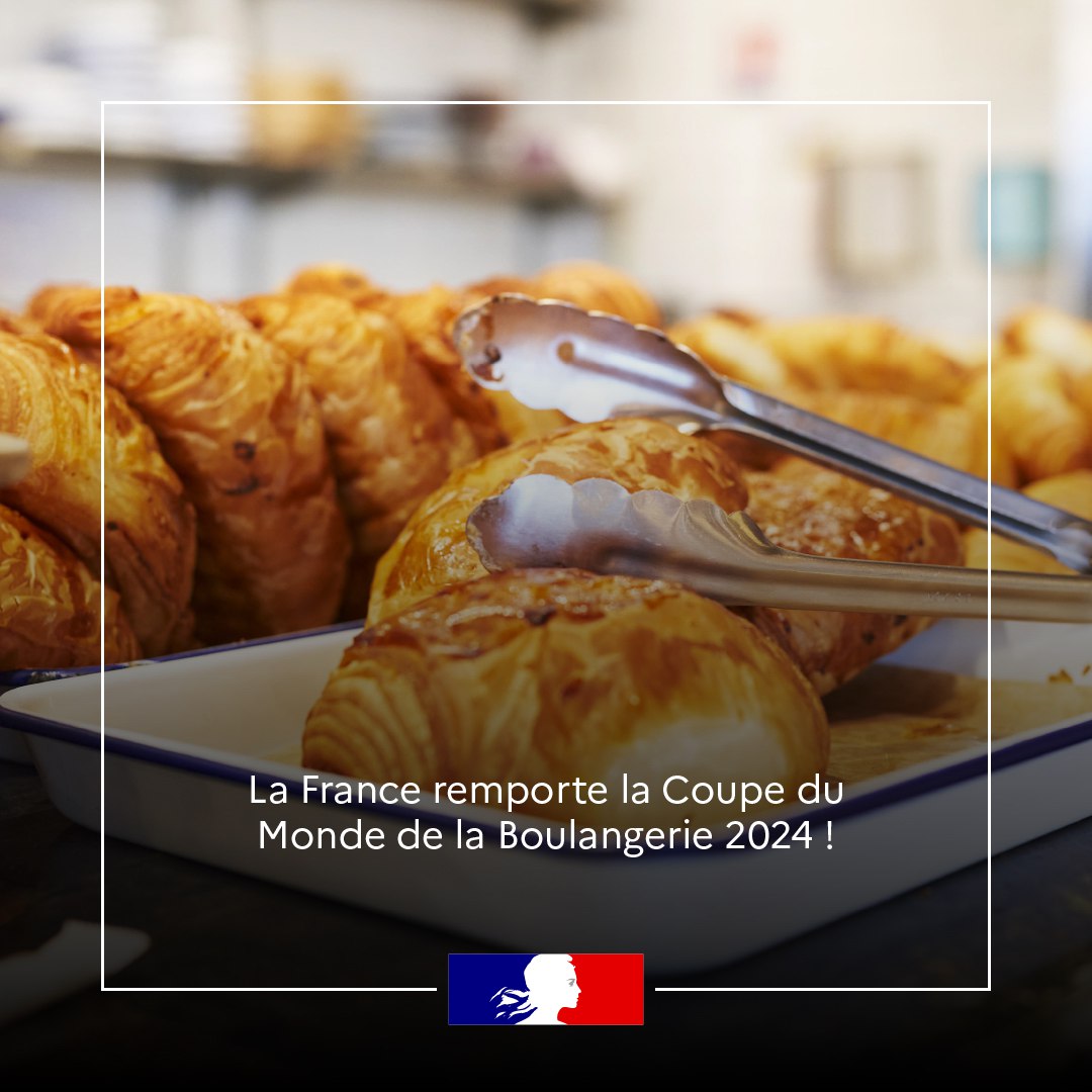 Oui oui baguette ! La France est championne du monde de la Boulangerie 2024 ! 🇫🇷🥖