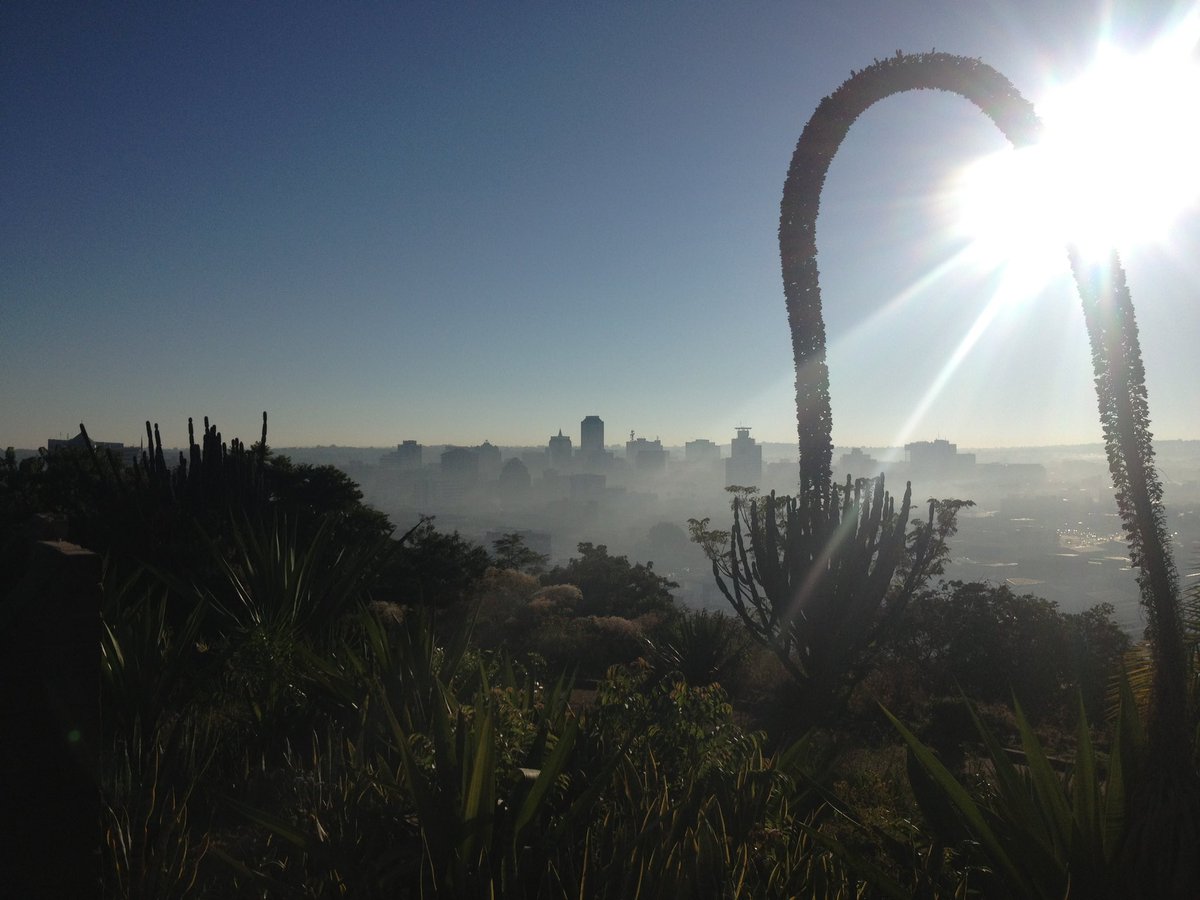 Good morning. Harare sunrise from the Kopje