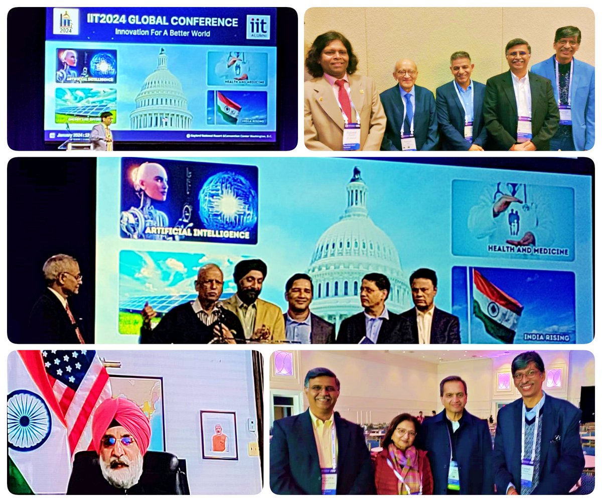 🌐@IITKanpur participated in the PAN IIT2024 Global Conference, held at the Gaylord National Resort & Convention Center in Washington DC, USA from January 12th to 14th, 2024. The IITK delegation had the privilege of hosting a separate session with IITK alumni. #IITAlumni #iitk