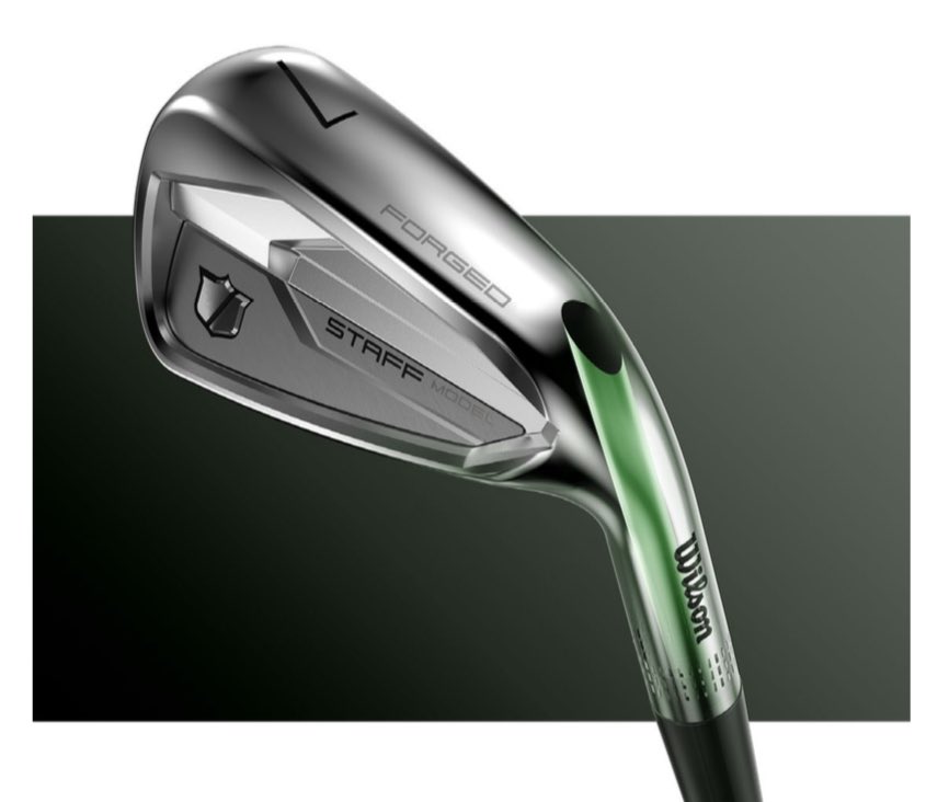 NEW WILSON STAFF MODEL CB IRON featuring a FLUID FEEL HOSEL… Designed to eliminate unused weight, the Staff Model CB hosel is an adaptation of our classic Wilson Dyna-Powered irons. It redistributes weight toward the toe, elevating its overall performance. @wilsongolfeu