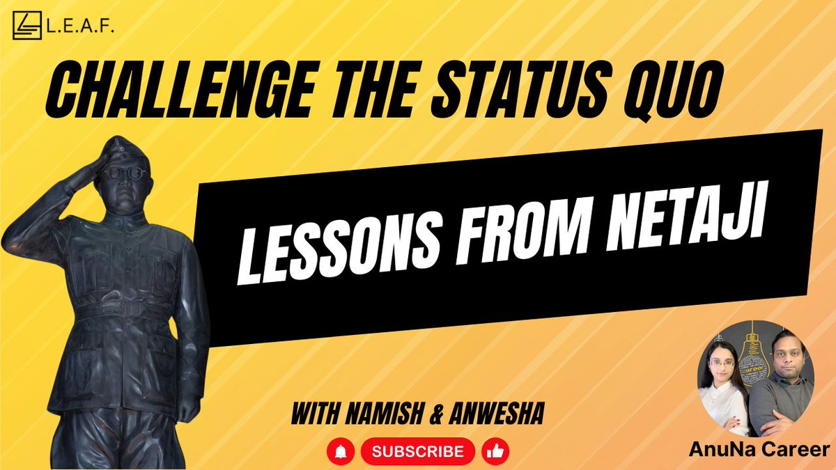 leafcareer's tweet photo. Challenge Like Bose: Mastering the Art of Breaking Boundaries for Success!

https://t.co/5hSxmlhj85

#NetajiSubhasChandraBose #subhashchandrabosejayanti #NetajiJayanti #NetajiBirthDay https://t.co/CJpTgX8QO6
