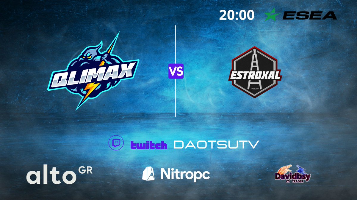QlimaxTeam's tweet photo. Vamos a por el 3 - 0  @ESEA #Intermediate #CS2 🔥
🏆𝐄𝐒𝐄𝐀 𝐋𝐞𝐚𝐠𝐮𝐞 𝐒𝐞𝐚𝐬𝐨𝐧 𝟒𝟖  
🆚@EstroxalE
⏰20:00
🎙️ Caster: @fergr01 
📺https://t.co/VrG3f7DLzQ

Al final del partido sortearemos una skin 𝐏𝟐𝟓𝟎 𝐒𝐞𝐞 𝐲𝐨𝐮 con @DavidbsyCS
🔁RT
❤️me gusta
👥etiquetar amigo https://t.co/4rY6M5YzjJ