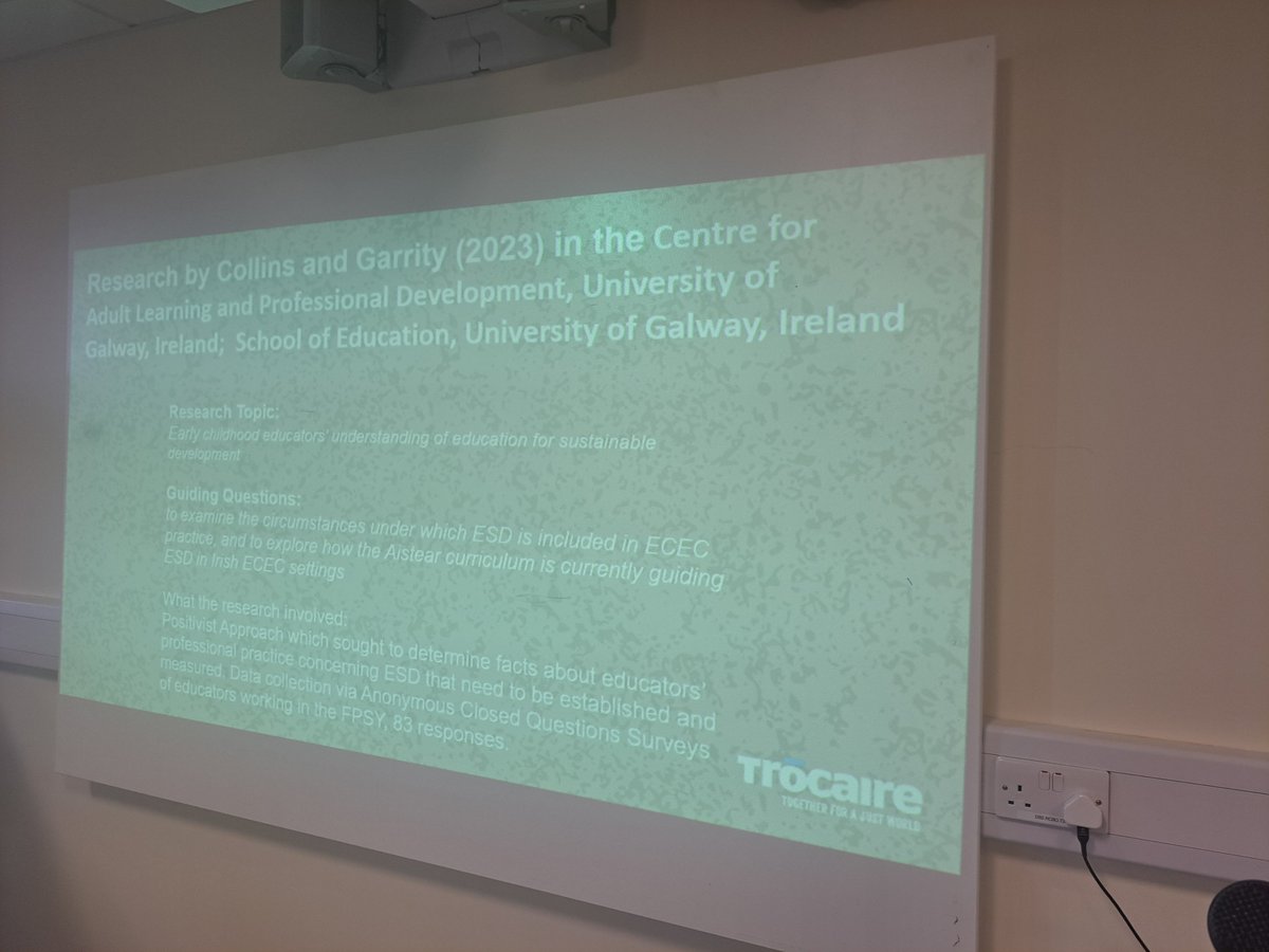 DrSheilaLong's tweet photo. Thanks to Colette Saunders of @trocaire for facilitating series of engaging development education for early years workhops with our Early Childhood @SETUHumanities students weaving in big ideas related to ESD, global citizenship and recent Irish research #ESD#SDGs#Aistear https://t.co/LTYGdxdwdF