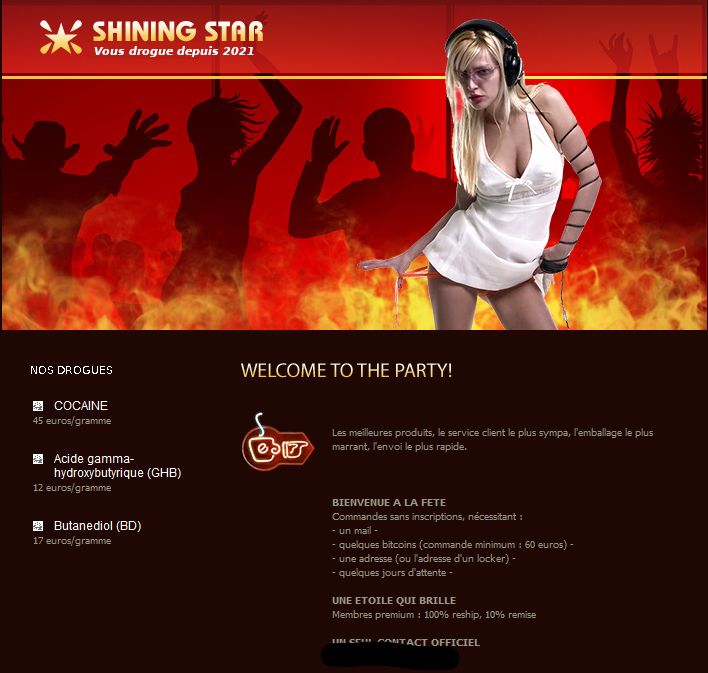 #PerlesduDarkWeb Episode 1
"SHINING STAR Vous drogue depuis 2021" 😅