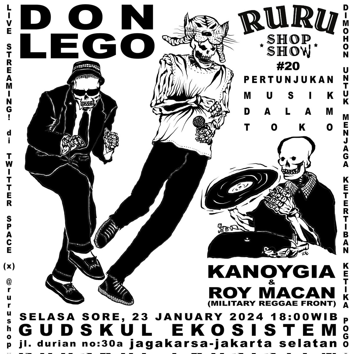 #RuruShopShow 20 - #DonLego &amp; #Kanoygia featuring #RoyMacan #MilitaryReggaeFront
#Ska #Reggae #Skinhead #RudeBoy 
#RuruShop #ShopShow
🖌: #bronzelani