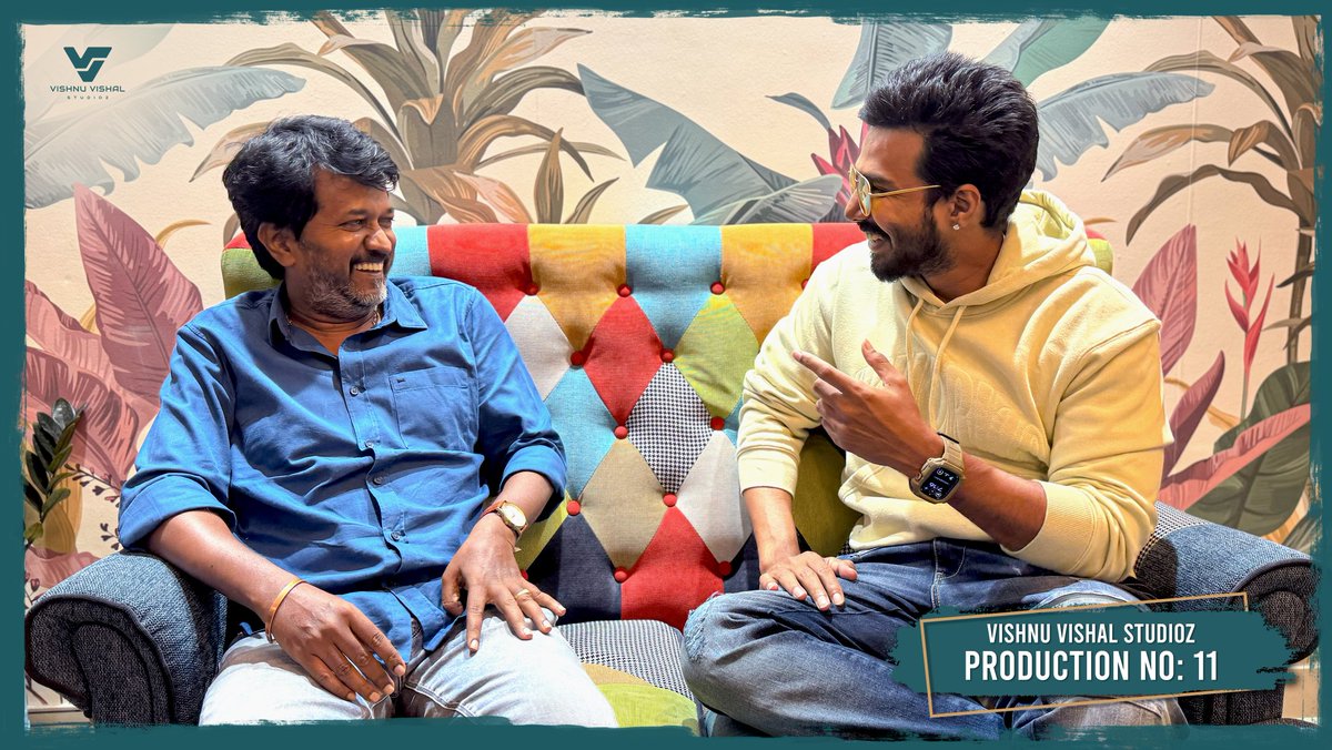 Yes, once again with <a href="/ChellaAyyavu/">Chella Ayyavu</a> 😀

Your BIG love for #GattaKusthi leads us to this reunion, and we are back together for yet another entertainer! 

More updates soon! 

#VVStudioz11 <a href="/VVStudioz/">Vishnu Vishal Studioz</a> @DCompanyOffl <a href="/DuraiKv/">Durai KV</a> <a href="/teamaimpr/">Team AIM</a> <a href="/decoffl/">DEC</a>