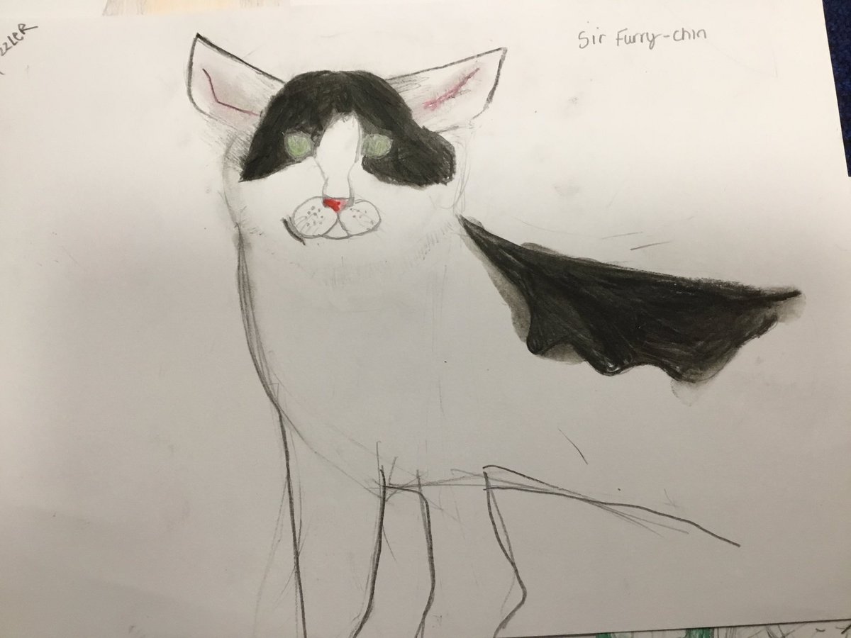 Some children in UKS2 created animal portraits to help some of the dogs and cats <a href="/cheltenhampets/">Cheltenham Animal Shelter</a> find their forever homes 🐾 What an amazing act of kindness as part of our ongoing courageous advocacy as a school 💕 🐶 🐱