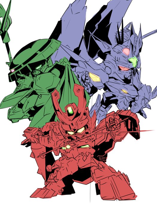 SD体型をロボ描きましたにカウントしていいかは狭義の話ではやや迷う 