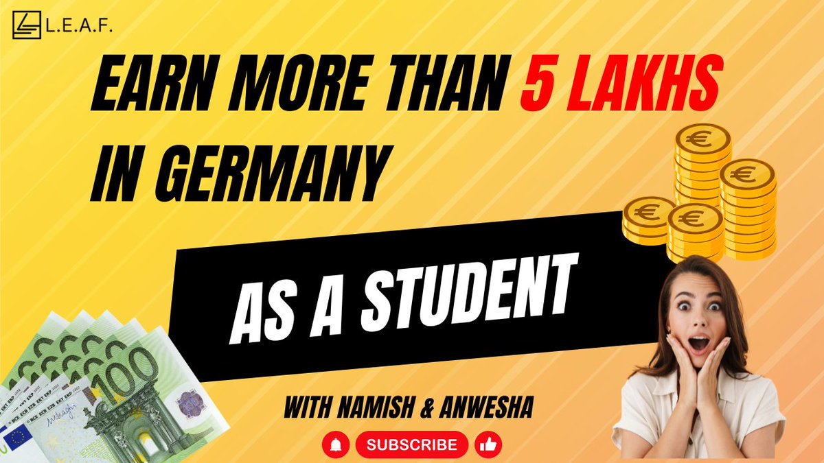 leafcareer's tweet photo. Essential Guide To Earning As a Student in Germany - What You Didn't Know!  

Are you a student in Germany or planning to study there? Wondering how to balance your studies with a job?

https://t.co/BjqUw79ym7

#StudentSuccess #studentlife #Germany #Indians https://t.co/FUca3PmFRR