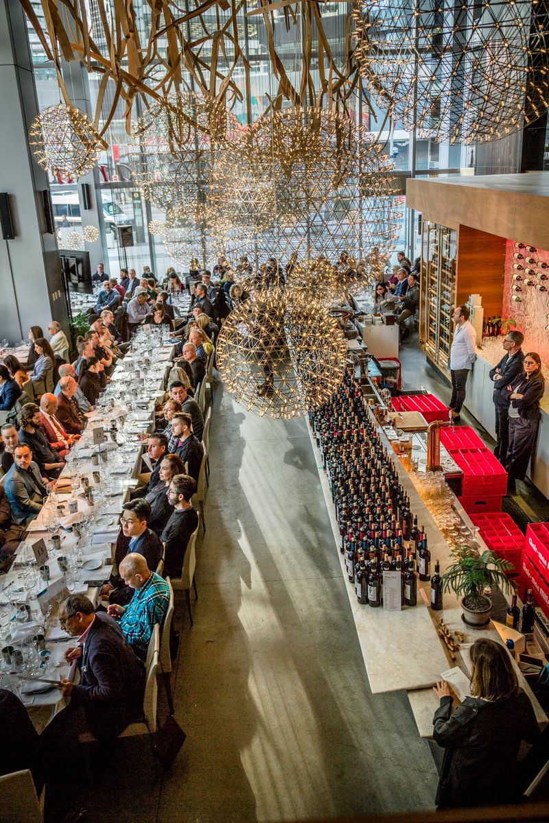 The beautiful location of the Brunello Day held in Toronto at Aria Restaurant with the opening seminar hosted by @mgodello #benvenutobrunello #brunelloday #toronto #canada #montalcino #sangiovese