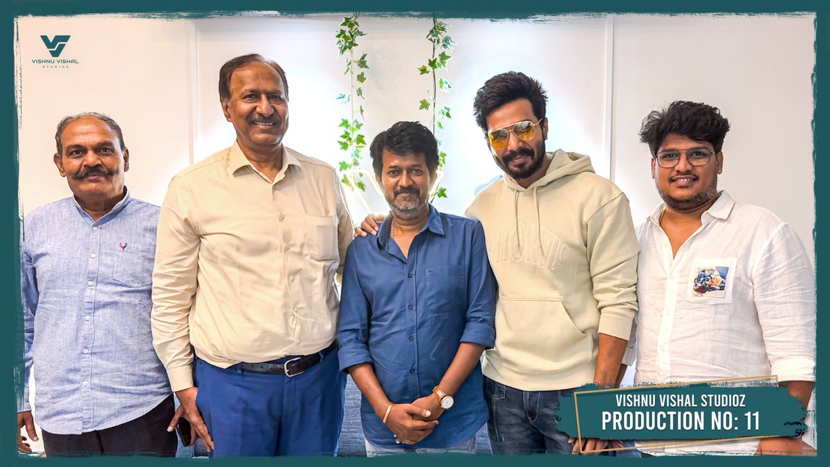 The BLOCKBUSTER combo of @VVStudioz are back with their next big update! @TheVishnuVishal will join hands with @ChellaAyyavu again for a full fledged family entertainer. #VVStudioz11 - VV is coming with so many projects back to back! @DCompanyOffl @DuraiKv @teamaimpr…