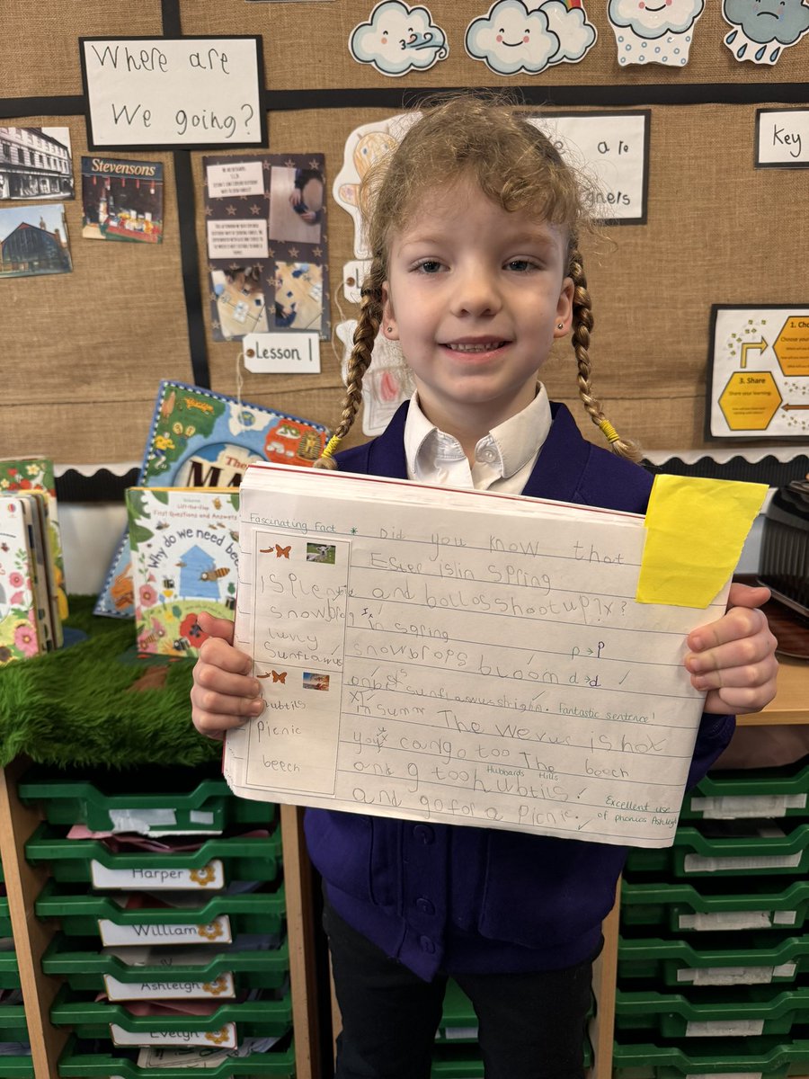 Take a look at this #beeyondbrilliant writing from some of our little bees in Y1 🐝 #busybeingbrilliant @WellspringAT