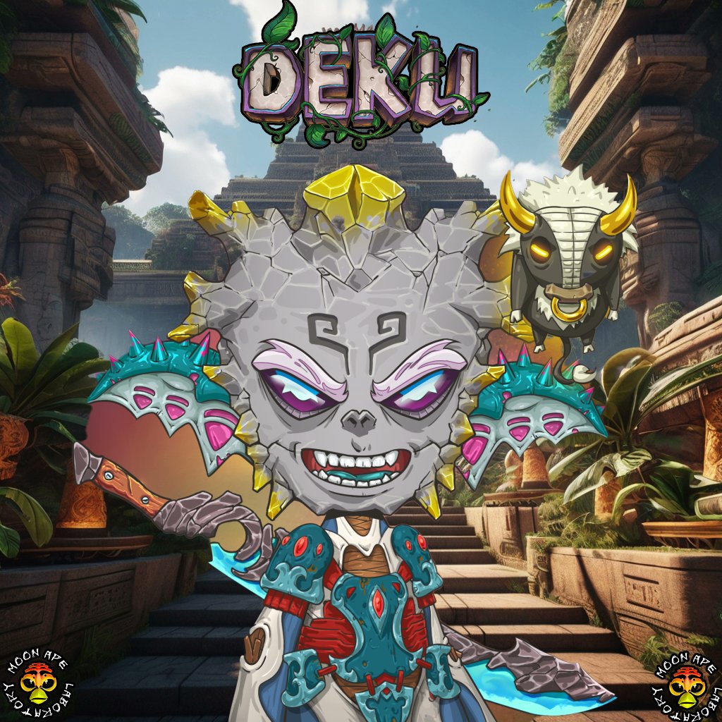 MoonApeLab's tweet image. Have you won yours yet? 🥂

Every day we are giving away one free Deku mint 👀

And we made it super simple...

🧡 Like 
♻️ Repost
✍️ Comment

Draw in 24 hours. Go! 

#MAGMI #DEKU $MAD