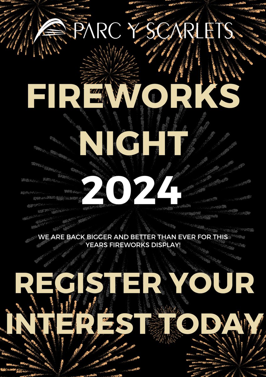 🎆 Make sure to register your interest for our biggest ever Fireworks Display coming in 2024! Click the link below and enter your email to receive exclusive information on upcoming events and early access to tickets! ✨ 👉 forms.gle/LX6QSCdBGpzceG…