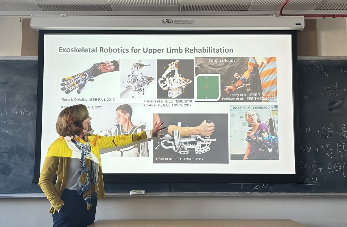 Maria Elena Giannaccini (@robo_elena) on Twitter photo It was great having <a href="/MarcieOMalley/">Dr. Marcie O'Malley</a> from <a href="/RiceUniversity/">Rice University</a> present her inspiring work on haptics feedback for wearable devices here at <a href="/aberdeenuni/">University of Aberdeen</a> yesterday. 🦾🫵🤖 It was great having <a href="/MarcieOMalley/">Dr. Marcie O'Malley</a> from <a href="/RiceUniversity/">Rice University</a> present her inspiring work on haptics feedback for wearable devices here at <a href="/aberdeenuni/">University of Aberdeen</a> yesterday. 🦾🫵🤖