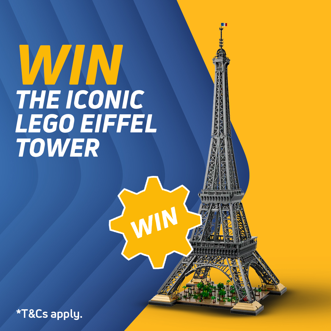 Kwik Fit are giving away the iconic LEGO landmark to celebrate the 2024 Olympic and Paralympic games held in Paris in partnership with <a href="/Bridgestone/">Bridgestone</a>. 

To enter, all you have to do is like this post and comment your favourite Olympic or Paralympic sport below⛸️🏊‍♂️

T&amp;C's below.
