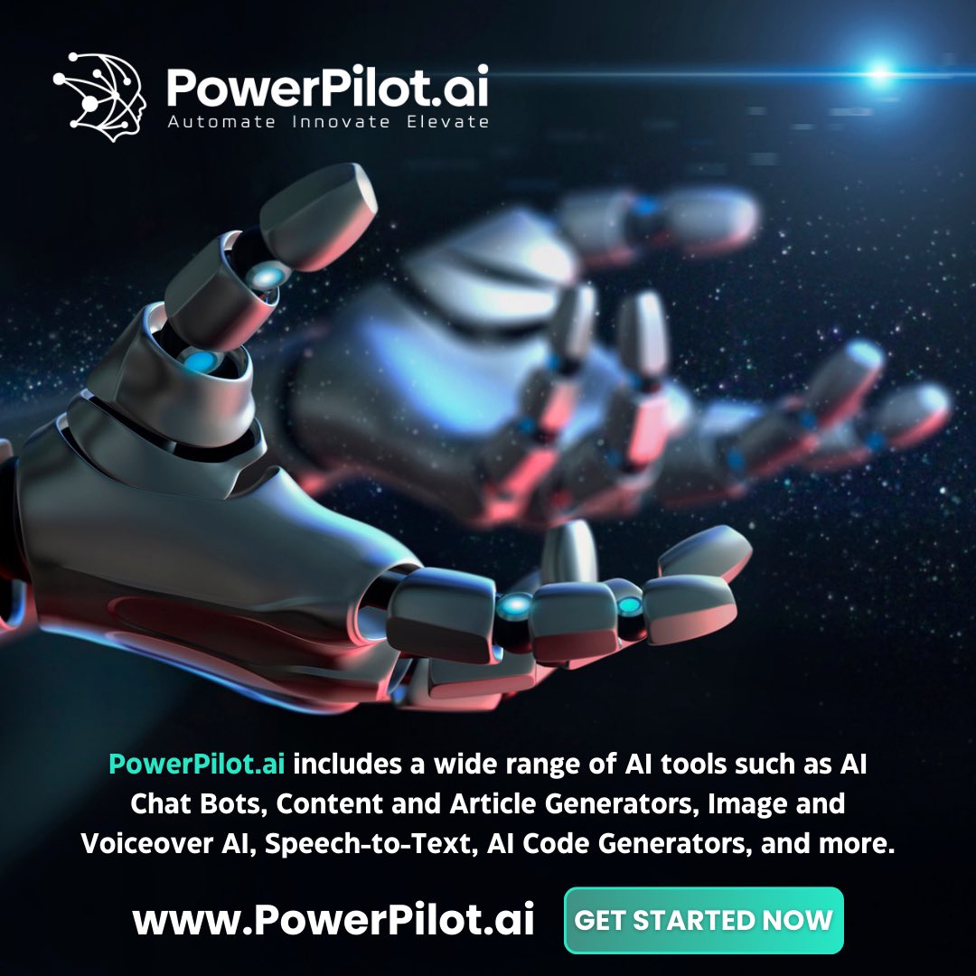 PowerPilotAI's tweet photo. Embark on a journey where the mundane becomes magnificent with https://t.co/YogpNEqfae – seamlessly infusing innovation into the rhythm of your everyday. #powerpilot #everydaysymphony #aicreativity #techharmony #futurepossibilities #innovationcanvas #ai #artificialintelligence https://t.co/gvMErElWJa