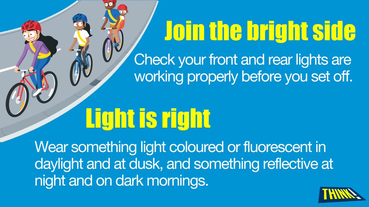 Kids heading out on their bikes? 🚴➡️🏫 

Make sure they’re ready to roll, with our range of interactive resources, for children of all ages. #bebrightbeseen 

think.gov.uk/education-reso…