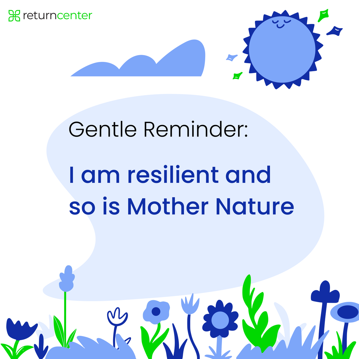 Just keep growing 🌷🌷🌷

#EcoAffirmations #PowerfulThoughts #Resilience #MotherNature #YouveGotThis #BreatheDeep #Sustainability #ProtectThePlanet #Recycle #ReturnCenter