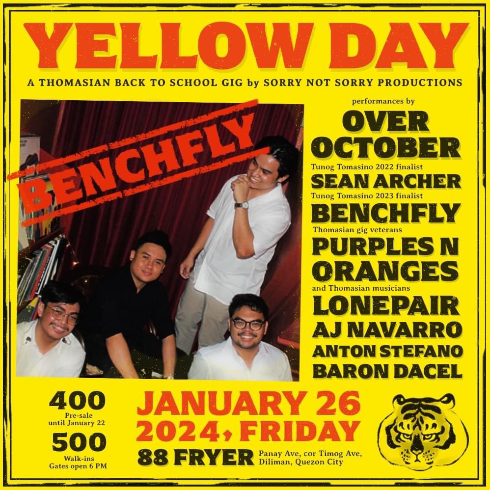 Guys! May gig ulit kami this Friday, January 26! 

Tutugtog kami with other Thomasian artists (excitinggg). See you all! 🐯