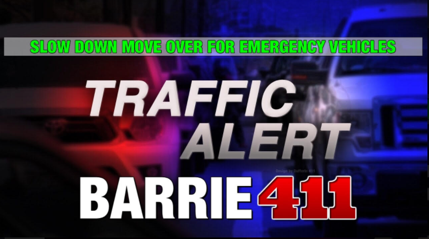 Collision - 400 n/b n/of Hwy 12 #PortSevern Rollover , Emergency services are en-route - #TrafficAlert