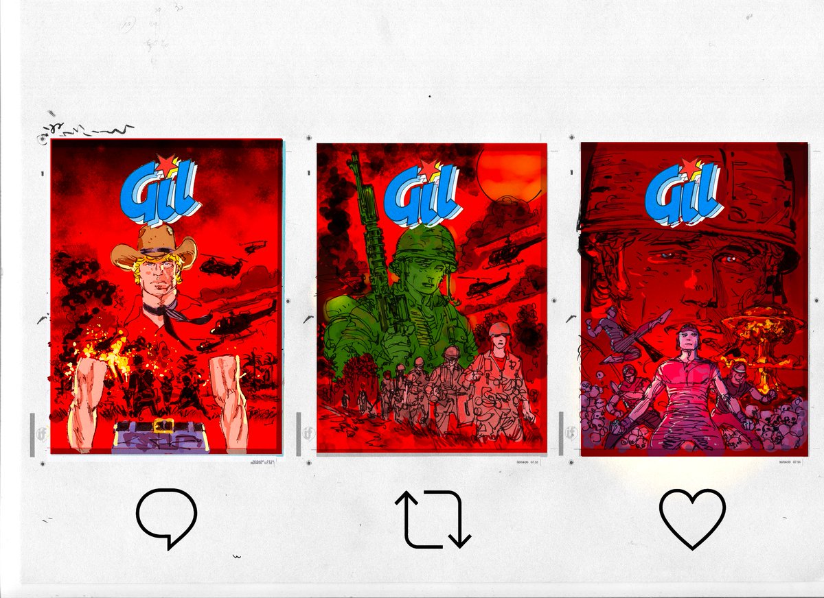 🗳️ Gil n. 4: vota la cover!

Michele Benevento è pronto a realizzare la copertina del quarto numero di 'Gil'. Quale bozza dovrà rifinire? Decidilo tu! 🫵

💬 Commenta se ti piace la prima
🔁 Retwitta se ti piace la seconda
❤️ Metti like se ti piace la terza

#gil #ifedizioni