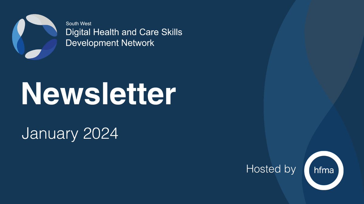 SW Digital Health & Care Skills Development (@sw_isdn) on Twitter photo It's newsletter day! 
Have you subscribed yet to receive our monthly updates? Click here - hfma.to/SWsubscribe It's newsletter day! 
Have you subscribed yet to receive our monthly updates? Click here - hfma.to/SWsubscribe