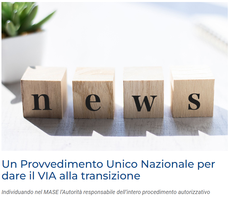 Come sbloccare i progetti della transizione?
Servirebbe il “Provvedimento Unico Nazionale”, dando al <a href="/MASE_IT/">Ministero Ambiente e Sicurezza Energetica</a> la responsabilità dell'intero procedimento. Andrebbe quindi rafforzata la Commissione VIA-VAS, anche in termini di rappresentatività delle Regioni
tinyurl.com/5cufwt4a