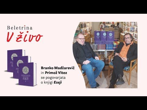 beletrina's tweet photo. Oglejte si novo epizodo Beletrine v živo, v kateri smo se posvetili Esejem Michela de Montaigna. Gostili smo prevajalca integralnega prevoda v slovenščino Branka Madžareviča, ki se je o svojem izrednem delu pogovarjal s Primožem Vitezom. 
https://t.co/H2LYTUFDyf https://t.co/t2Pz3uTuju