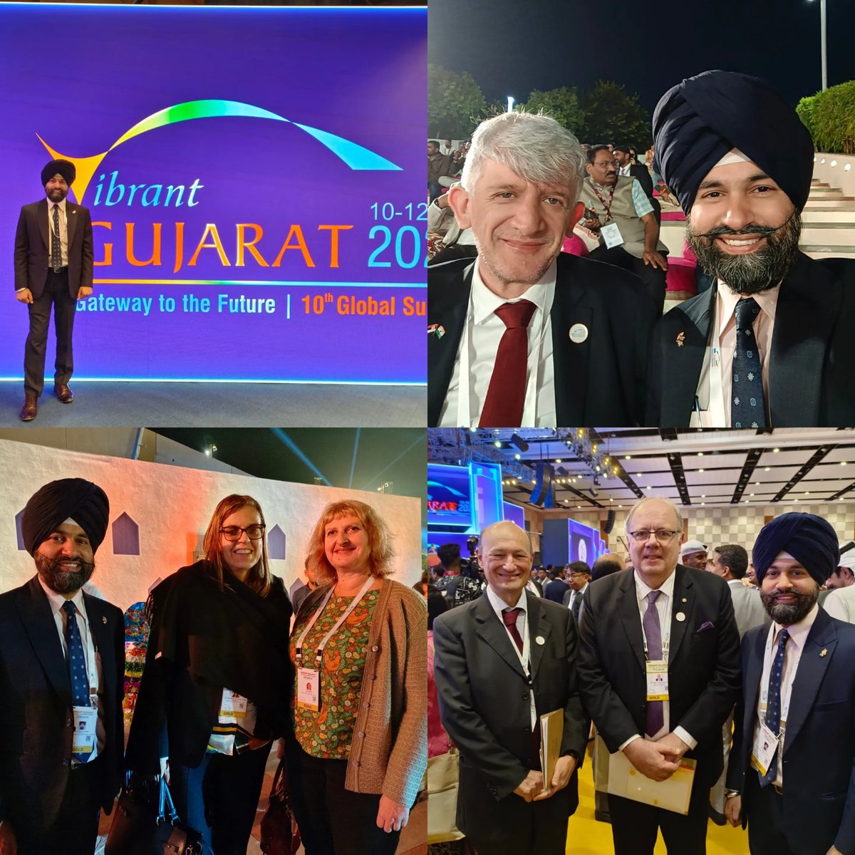 RtnManpreet's tweet photo. The Vibrant Gujarat Sumit gave a chance to meet some old friends and new to showcase my amazing country #Bharat. With Ambassadors and consul generals of #UnitedKingdom, #Serbia, #Slovenia, #Vietnam, #Argentina, #Uruguay and #Korea.
#vggs2024 #RtnManpreet #ICIB
@MEAIndia https://t.co/3HMug5Vk8R