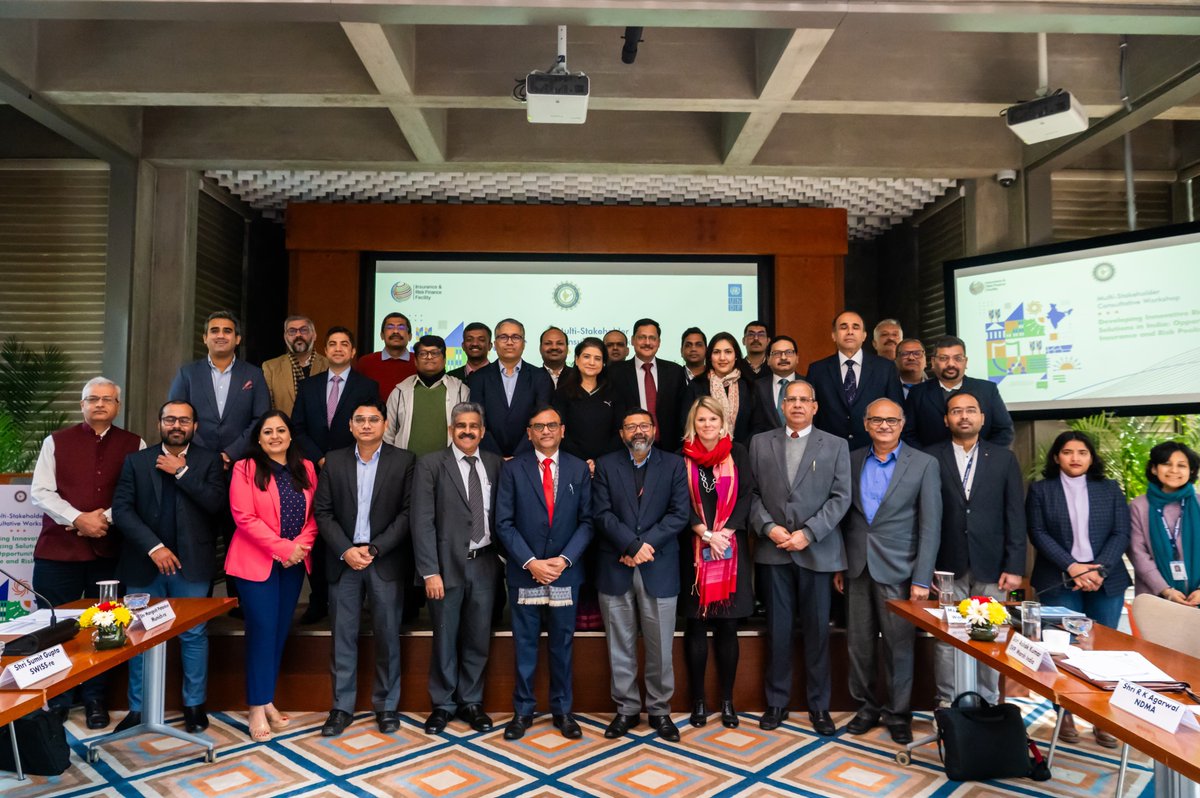 UNDP India (@undp_india) on Twitter photo Building resilience through #insurance.
<a href="/UNDP_India/">UNDP India</a> organised a workshop w/ <a href="/ndmaindia/">NDMA India | राष्ट्रीय आपदा प्रबंधन प्राधिकरण 🇮🇳</a> on Developing Innovative Risk Financing Solutions in 🇮🇳.
Experts from govt & insurance sector deliberated upon creating an enabling environment for a Natural Catastrophe Risk Insurance Pool. Building resilience through #insurance.
<a href="/UNDP_India/">UNDP India</a> organised a workshop w/ <a href="/ndmaindia/">NDMA India | राष्ट्रीय आपदा प्रबंधन प्राधिकरण 🇮🇳</a> on Developing Innovative Risk Financing Solutions in 🇮🇳.
Experts from govt & insurance sector deliberated upon creating an enabling environment for a Natural Catastrophe Risk Insurance Pool.