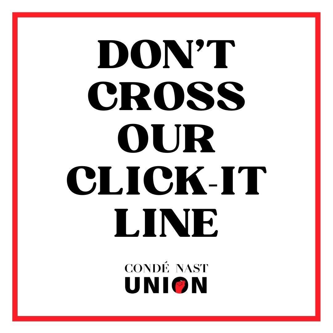 TODAY: @condeunion walks out. Don’t cross the digital picket line!