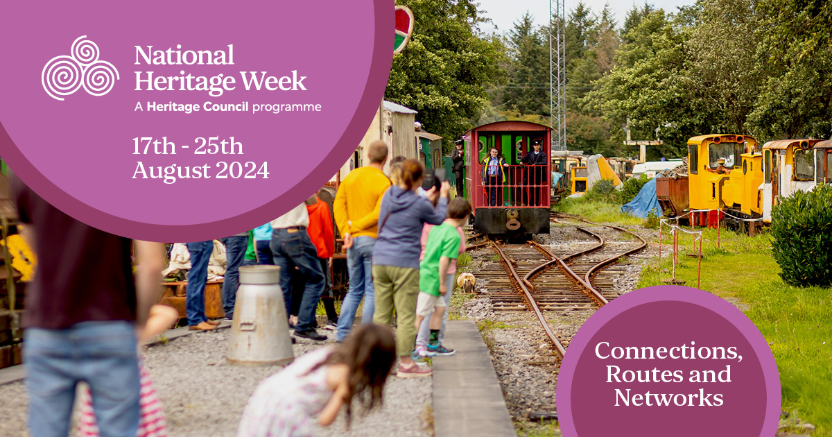 Uncover the intricate tapestry of Connections, Routes and Networks that bind our past and present this @HeritageWeek. 

Read more about this year's theme ow.ly/baFp50QtuSJ 

#HeritageWeek2024  #EuropeanHeritageDays