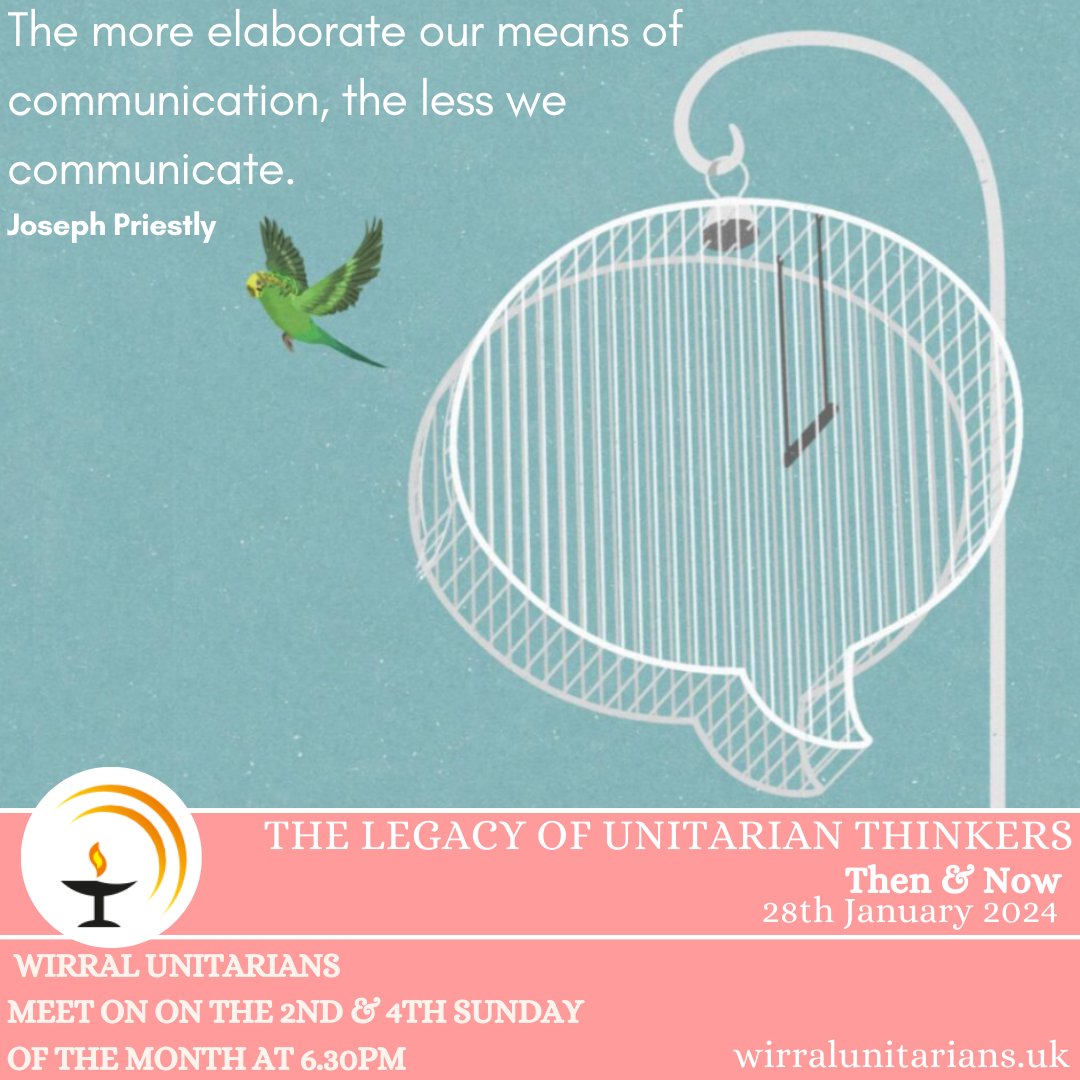 You are welcome to join us this Sunday 🦜 We gather at the The Heswall Quaker Meeting House: North Dr, Heswall, Wirral CH60 0BD Our services are always followed by tea, coffee, biscuits & gentle conversation. ☕️🍪🩷 #whatsonwirral #wirralunitarians #community #selfexploration