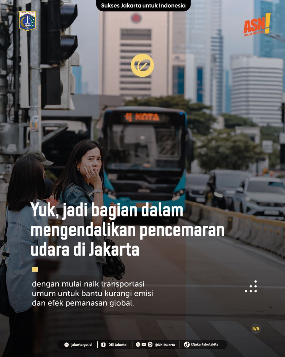 Perluasan kawasan LEZ, diharapkan dapat meningkatkan kualitas udara di Jakarta dan mendorong masyarakat untuk menggunakan transportasi publik.

#DKIJakarta #SuksesJakartauntukIndonesia #JagaJakarta #KwasanRendahEmisi #LowEmissionZone #LZE #PolusiUdara #TransportasiPublik…