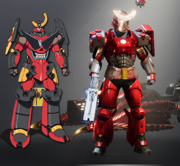 TheLastSon_Alex's tweet photo. My Drip Is The Drip That Will Pierce The Heavens! 
#destinydrip #GurrenLagann #Titans #DRIP https://t.co/uIkh7Akhcj
