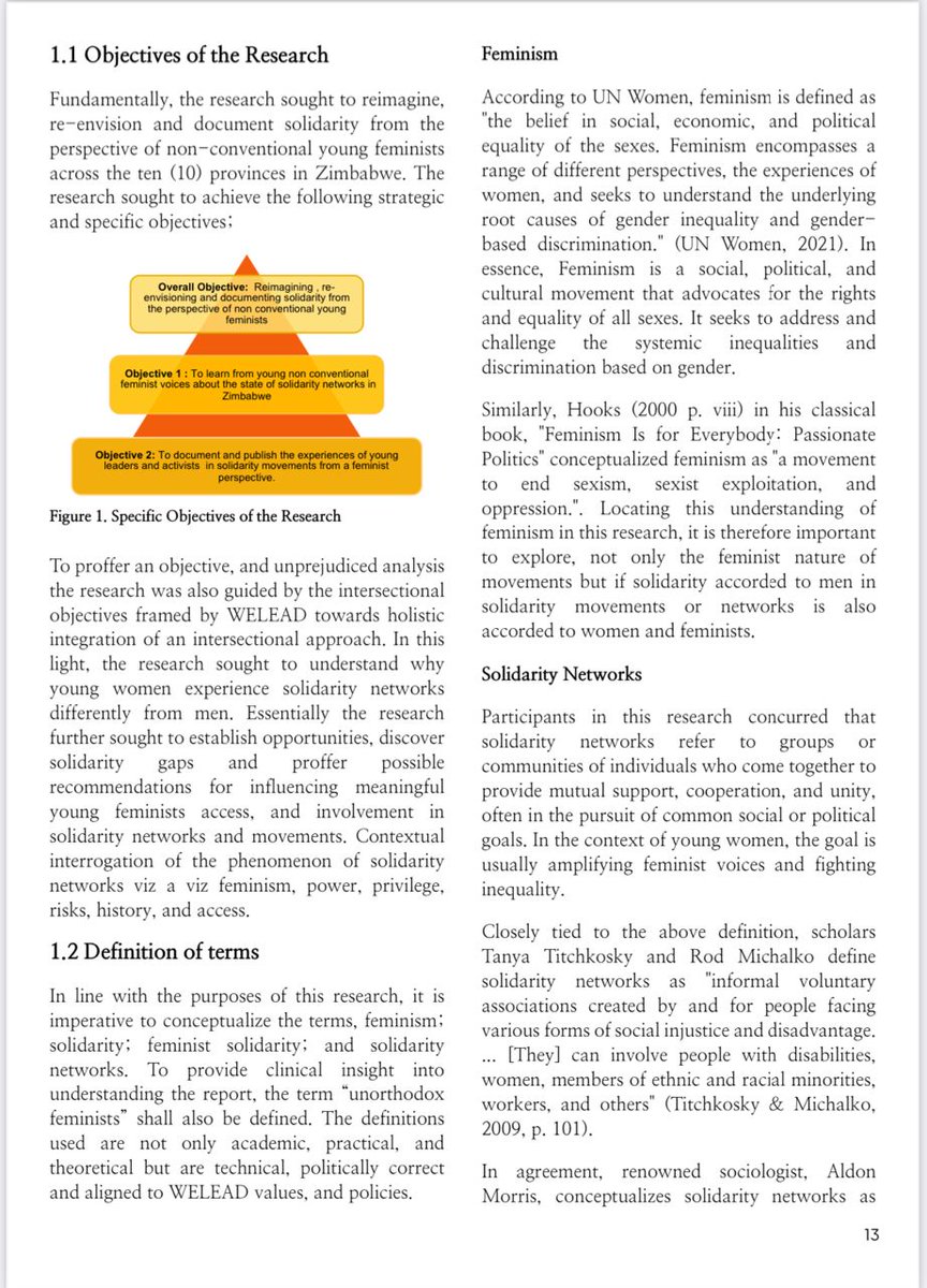 Check out the picture below to learn about the objectives of the #FeminizingSolidarityNetworks. One of the objectives of the research was to learn from non-conventional feminist voices about the state of solidarity networks in Zimbabwe. @yassinnhara @OSISA @KofiAnnanFdn