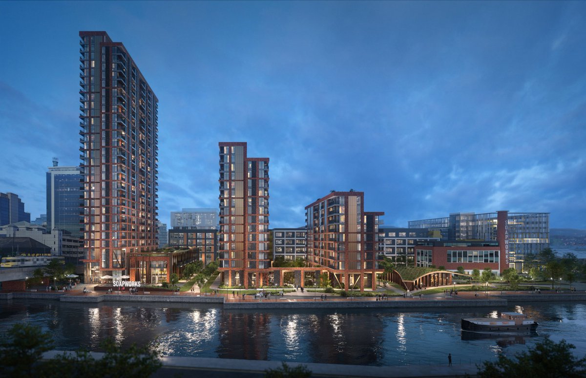 Chapman_Taylor's tweet image. Chapman Taylor designed £200m expansion plans for Salford&apos;s Soapworks submitted for planning

chapmantaylor.com/news/chapman-t…

#MixedUse #MixedUseArchitecture #MixedUseCommunity #Sustainability #SustainableDesign #Placemaking #Architecture #Masterplanners #Salford #Manchester