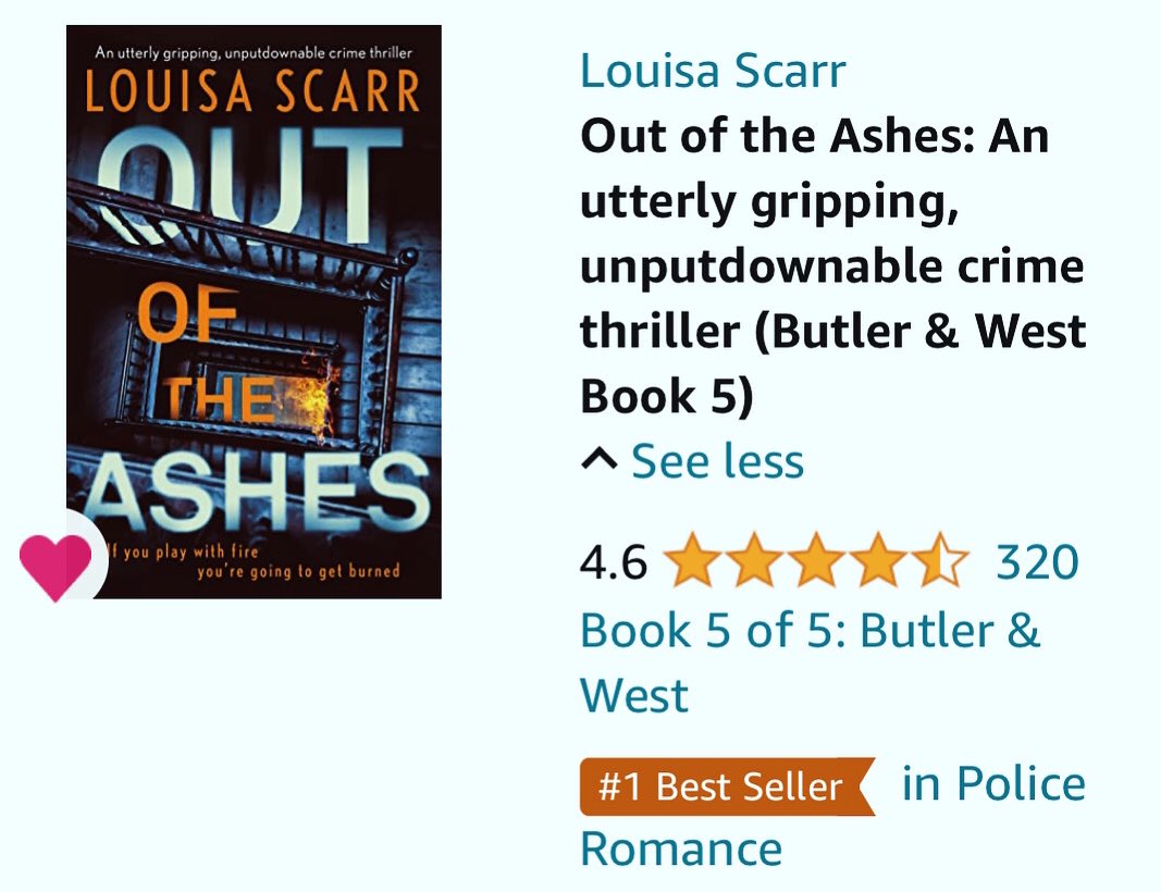 Loving being a #kindlebestseller in the best category of all - police romance!
#bargainbooks #ebook #kindle #bestsellerbook