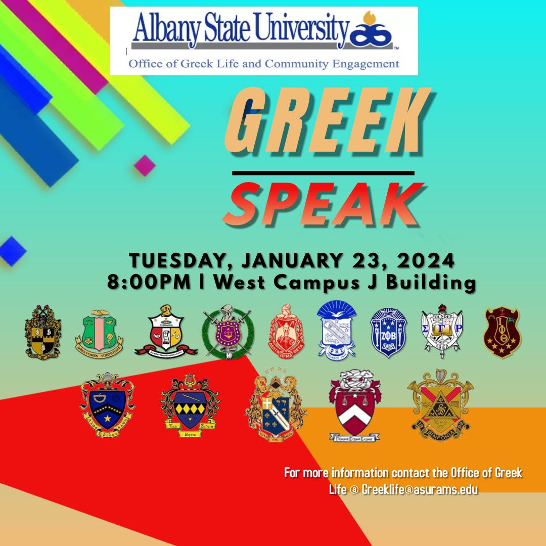 Albany State University Greek Life tweet media