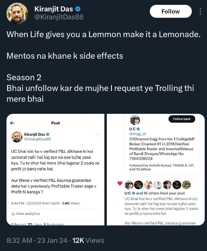 No Context Indian Fintwit tweet media