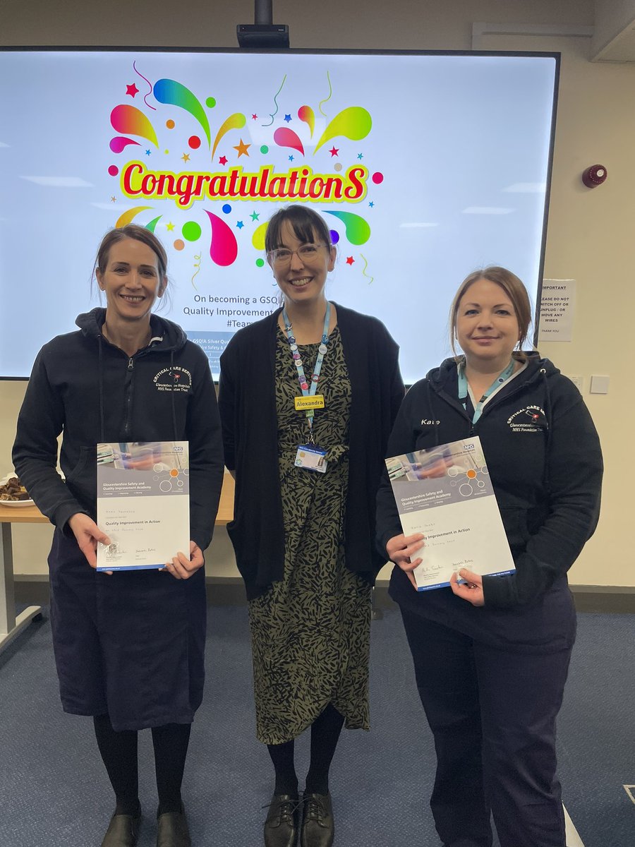 GHNHSFT Professional Nurse Advocates (@glospnas) on Twitter photo Congratulations to my fellow PNA's Katie and Mary for there fantastic Silver Quality Improvement Project for introducing PNA into Critical Care! <a href="/gloshospitals/">Gloucestershire Hospitals NHS Foundation Trust</a> #Advocatingforeducationandqualityimprovement #RCS #PNA Congratulations to my fellow PNA's Katie and Mary for there fantastic Silver Quality Improvement Project for introducing PNA into Critical Care! <a href="/gloshospitals/">Gloucestershire Hospitals NHS Foundation Trust</a> #Advocatingforeducationandqualityimprovement #RCS #PNA