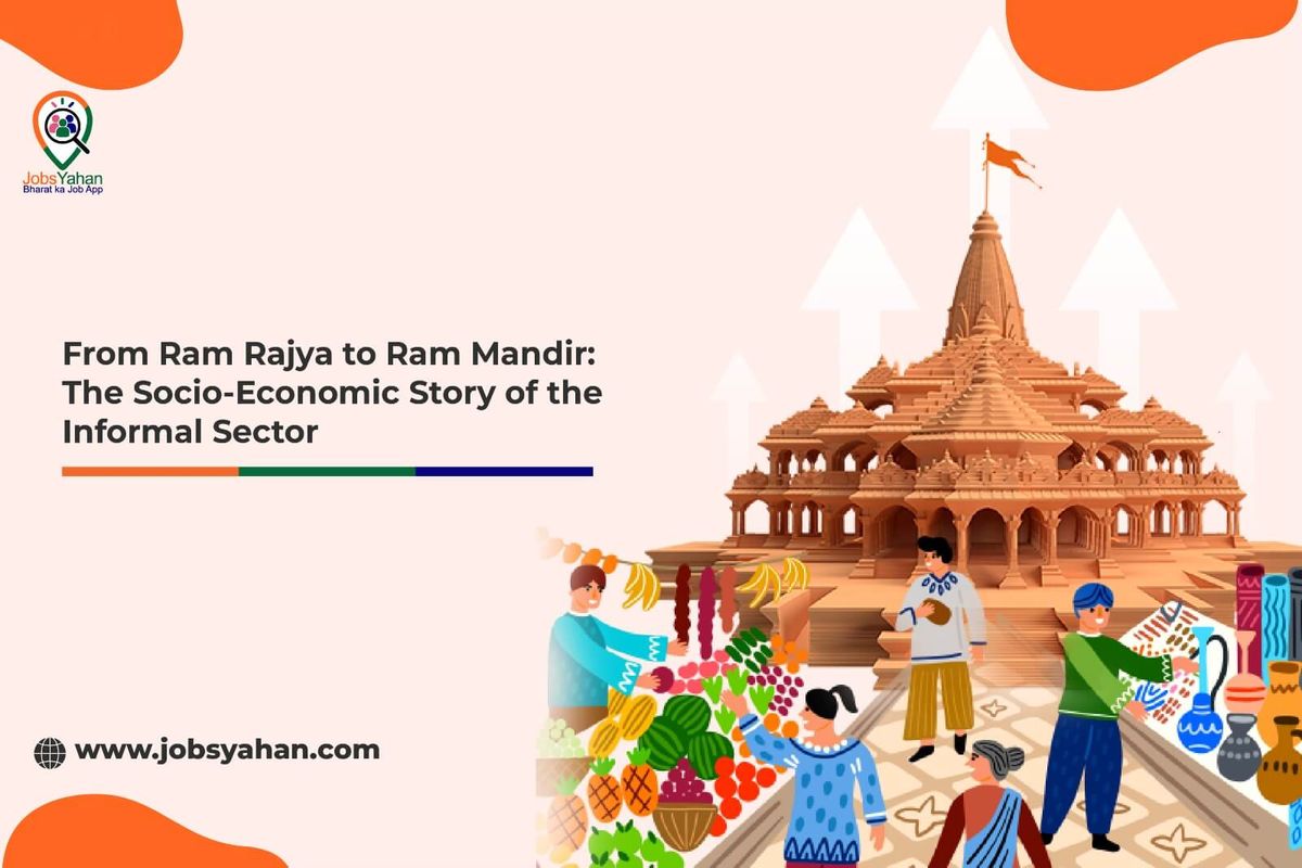 In the envisioned 'Ram Rajya', the informal sector comprising street vendors and artisans plays a crucial role in shaping the country's economy. Check more insights on - t.ly/2cCdR

#JobsYahan #InformalSector #InformalEconomy #InformalWorkforce #rammandirconstruction