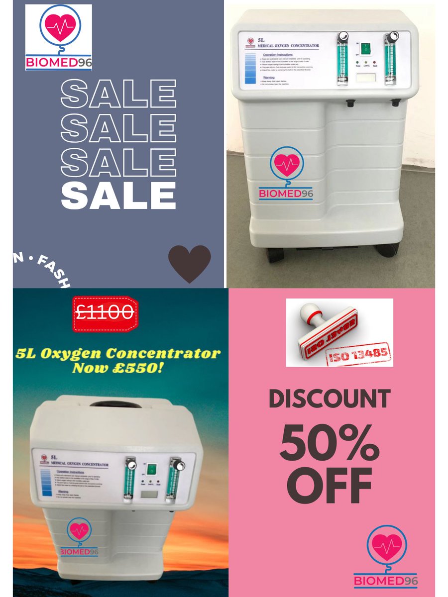 Biomed96 Lts are now offering 50% on its O2 concentrators. Now only £550. #NHS #nhsuk #nhsengland #rwth #oxygentherapy #oxygenconcentrator #COVIDー19 #COVIDvaccine #nhswales #nhshospitals #respiratorymedicine #breathing #oxygen