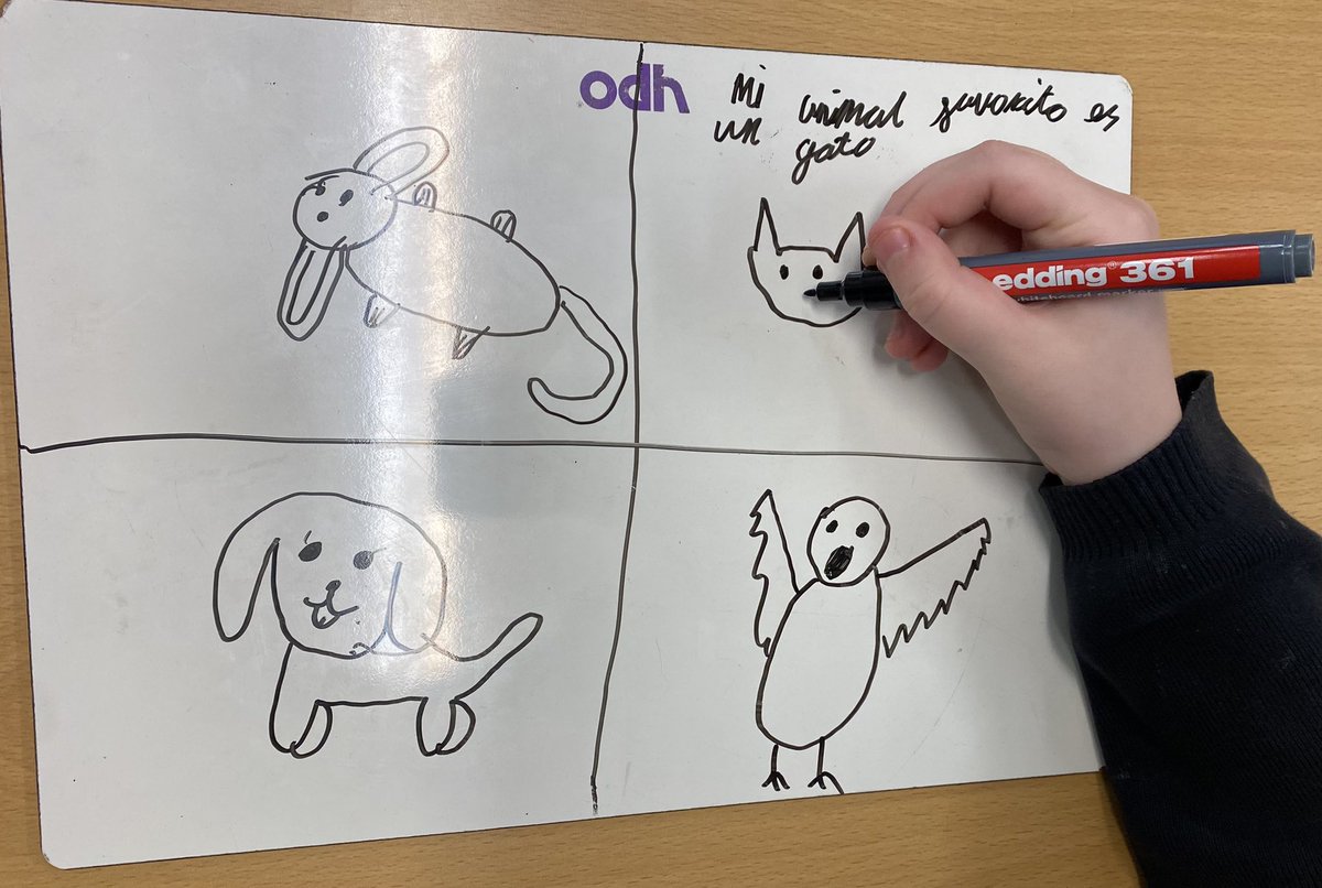 stmichaelscps's tweet photo. We learnt how to say what our favourite animal is in Spanish today in year 3B. ¡Fantástico! #StMCPSSPA https://t.co/M6yuG3vrVW